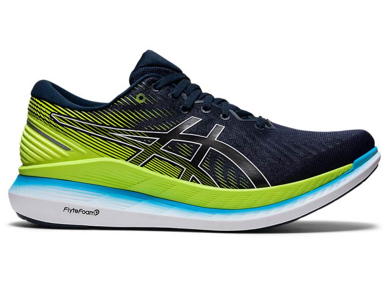 Sapatilhas Running Asics GLIDERIDE 2 Homem Azuis, 6180A578.991